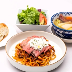 【生パスタ使用 】牛たんローストビーフのボロネーゼセット