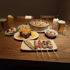 実際のソファー席からです。