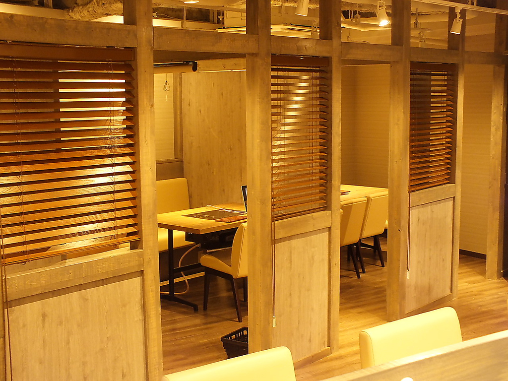 個室の使い勝手に自信あり。2名様から１８名様まで対応可