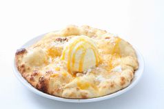 きなこアイスクリームナンの写真