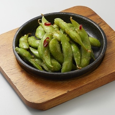 鉄板ぺペロン枝豆