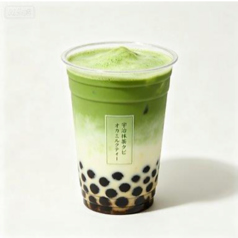 宇治抹茶 タピオカミルクティー M
