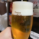 生ビールは『アサヒ生熟撰プレミアム』。このビールだけののどごしをお楽しみください！