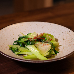 季節の青菜炒め　
