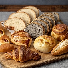 豊富なパンメニュー