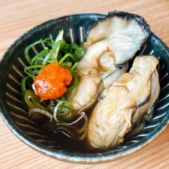 牡蠣のもみじおろしポン酢