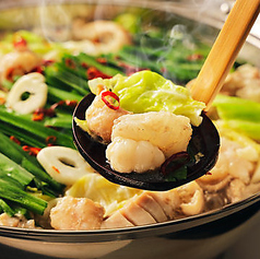 ぷるんぷるんの国産もつ鍋