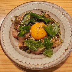 とりわさ、生のりと胡麻和え仕立て
