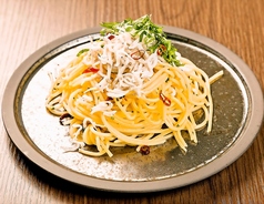 しらすと大葉のペペロンチーノパスタ