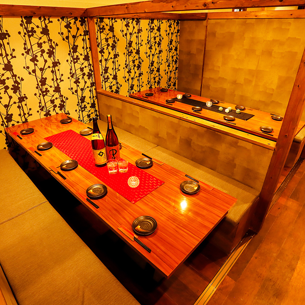 会社宴会、歓送迎会に◎！団体様にも最適な大型個室完備♪