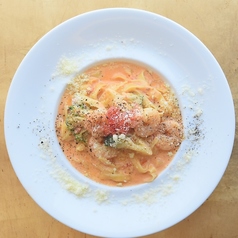 【クリームベース】海老とブロッコリーのトマトクリーム