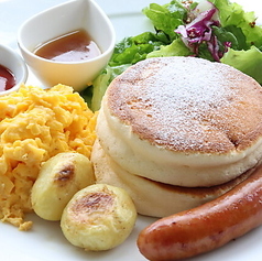 エッグ＆ミートパンケーキ（ソーセージ）