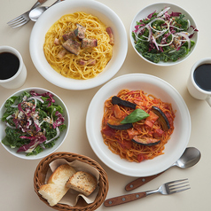 【ランチパスタセット】パスタ＋サラダ＋ドリンク