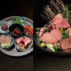 WAGYU でですけのコース写真