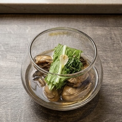 牡蠣の紹興酒煮
