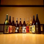 美味しい食事には美味しいお酒を、種類豊富な『焼酎』『日本酒』『カクテル』など取り揃えております
