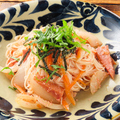 料理メニュー写真&nbsp;【ピリ辛明太子がアクセント】スパムと野菜の旨味たっぷり！明太ソーミンチャンプルー