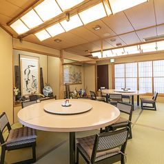座敷席(座敷席が2部屋つながった状態となります。座席数は6~16席程度となります。