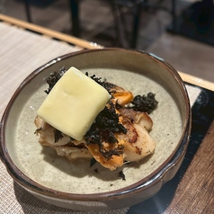 ベビーホタテ×岩海苔バター