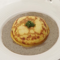 料理メニュー写真&nbsp;フォアグラととうもろこしとホットケーキ