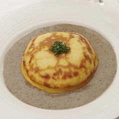 フォアグラととうもろこしとホットケーキ