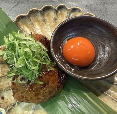 近江黒鶏月見つくね/大阪松原産 河内鴨月見つくね