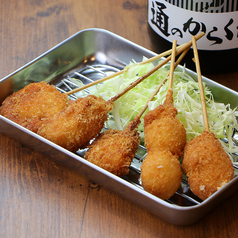 串カツおまかせ5種盛合せ