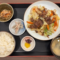 肉野菜炒め定食