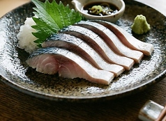 自家製 〆サバのお刺身