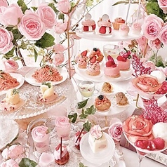 【Fresh berry Sparkling wine付き】7/31~期間限定 French Rose Garden Afternoon Tea