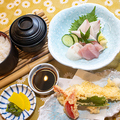 料理メニュー写真&nbsp;刺身天ぷら定食