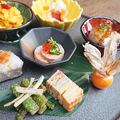 料理メニュー写真&nbsp;季節野菜のおばんざいと酒肴の5種盛り合わせ