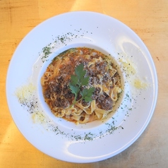 【トマトベース】魂のボロネーゼ フェットチーネ