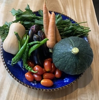 朝市で仕入れる体に優しい無農薬野菜