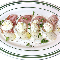 燻製生ハムと季節のフルーツ