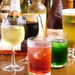 リーズナブルなワインがイタリア・フランス産をメインに種類が豊富♪カクテルも多数ありますよ★