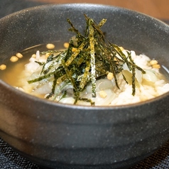 おでん出汁のタコわさび茶漬け