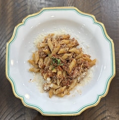 ブランチセット　黒和牛の挽肉とサルシッチャのミートソース・パスタ　【税込2480円】 の写真