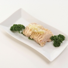 7.蒸し鶏のネギ生姜ソース