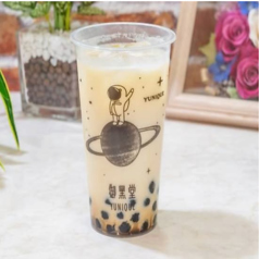 ジャスミン茶 タピオカミルクティー M