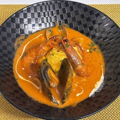 魚介のふわとろオムライスの写真