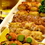 やっぱり王道のビールと串焼き★焼き鳥も種類豊富！備長炭火で焼き上げます！