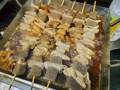 もつ串焼き