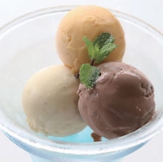 ハノンアイスクリーム３種盛り