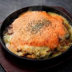 卵と山芋のお好み焼き（焦がし明太チーズ）