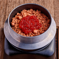 鮭といくらの親子釜飯