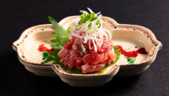 まぐろ酒盗の和物