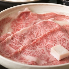 すき焼き しゃぶしゃぶ 小豆 上野のコース写真