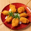 料理メニュー写真&nbsp;串揚げ5本盛り合わせ