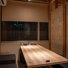 趣きあるプライベートな時間を演出。天文館公園を眺めながらお食事が楽しめます。